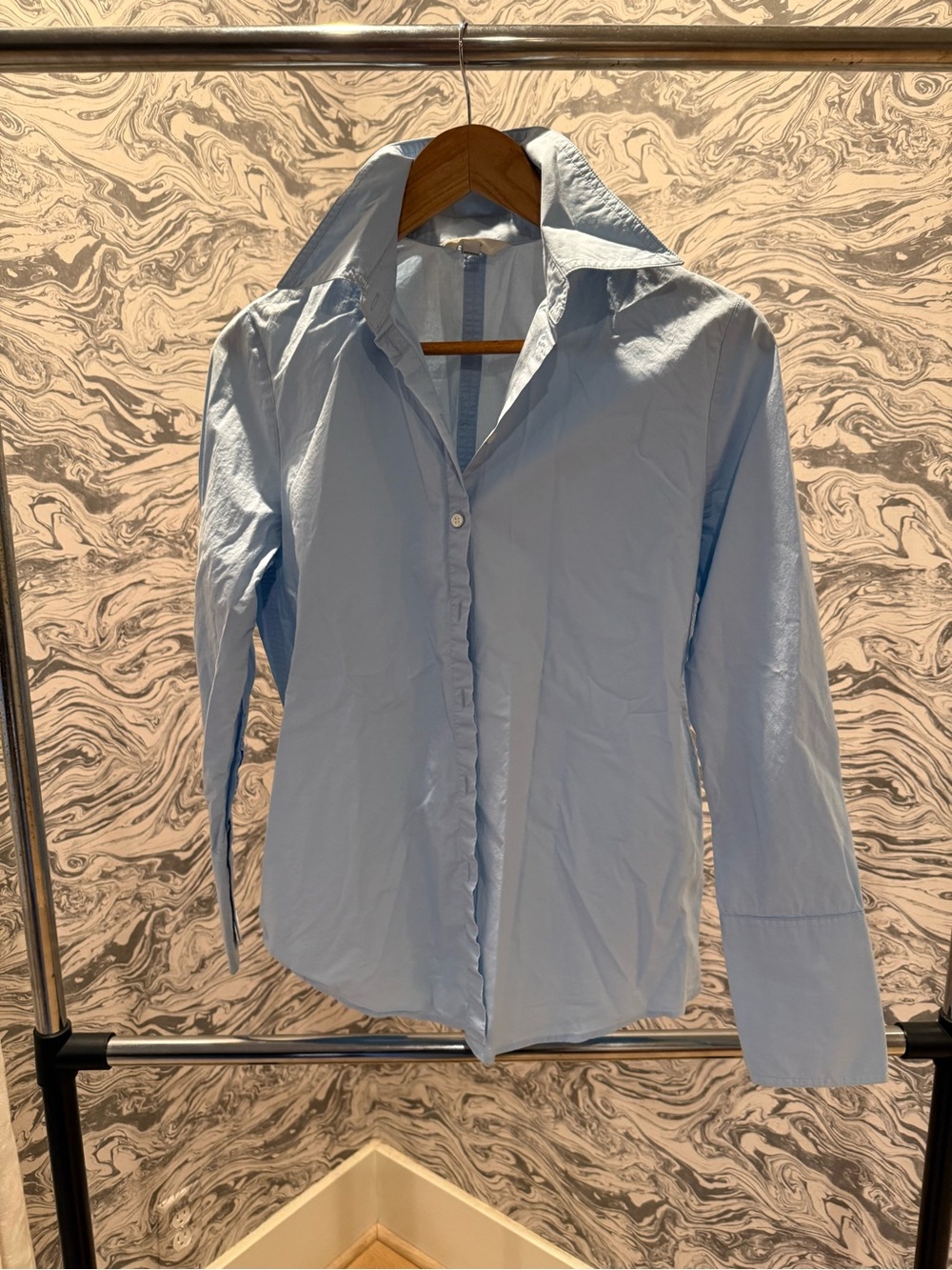 Banana Republic Light Blue Button-Up Shirt